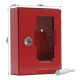 Break-in glass emergency key / fire key storage key box NSK1 with key lock, hammer