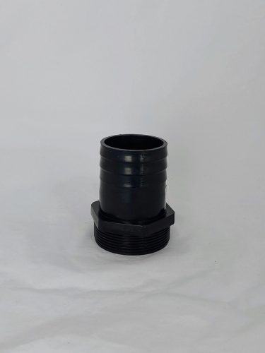 Hose adapter for B-75 hose, with 3" external thread (plastic)