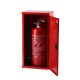 Fire extinguisher cabinet, metal, plastic lock, for 12 kg device - 720x300x250 mm