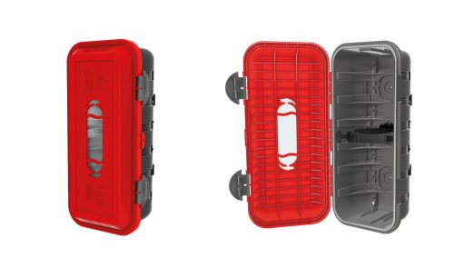 Fire extinguisher storage premium plastic box for truck - for 6/9 kg equipment - BAWER