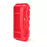 Plastic storage boxes, truck-mounted, outdoor