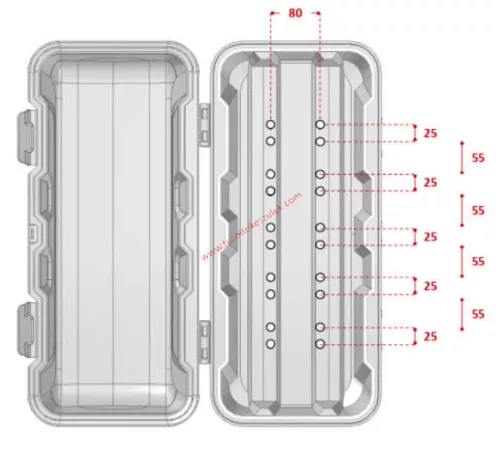 Feuerlöscherboxen Shelly 6/9 rot