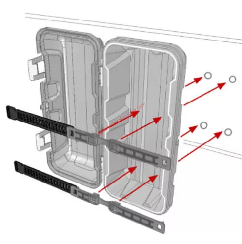 Feuerlöscherboxen Shelly 6/9 rot
