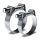 Hose clamp for flat hose 104-112 mm