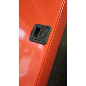 Locking mechanism for fire hydrant cabinet