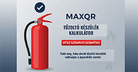 MaxQR tűzoltó készülék kalkulátor – gyors megoldás a jogszabályi megfeleléshez