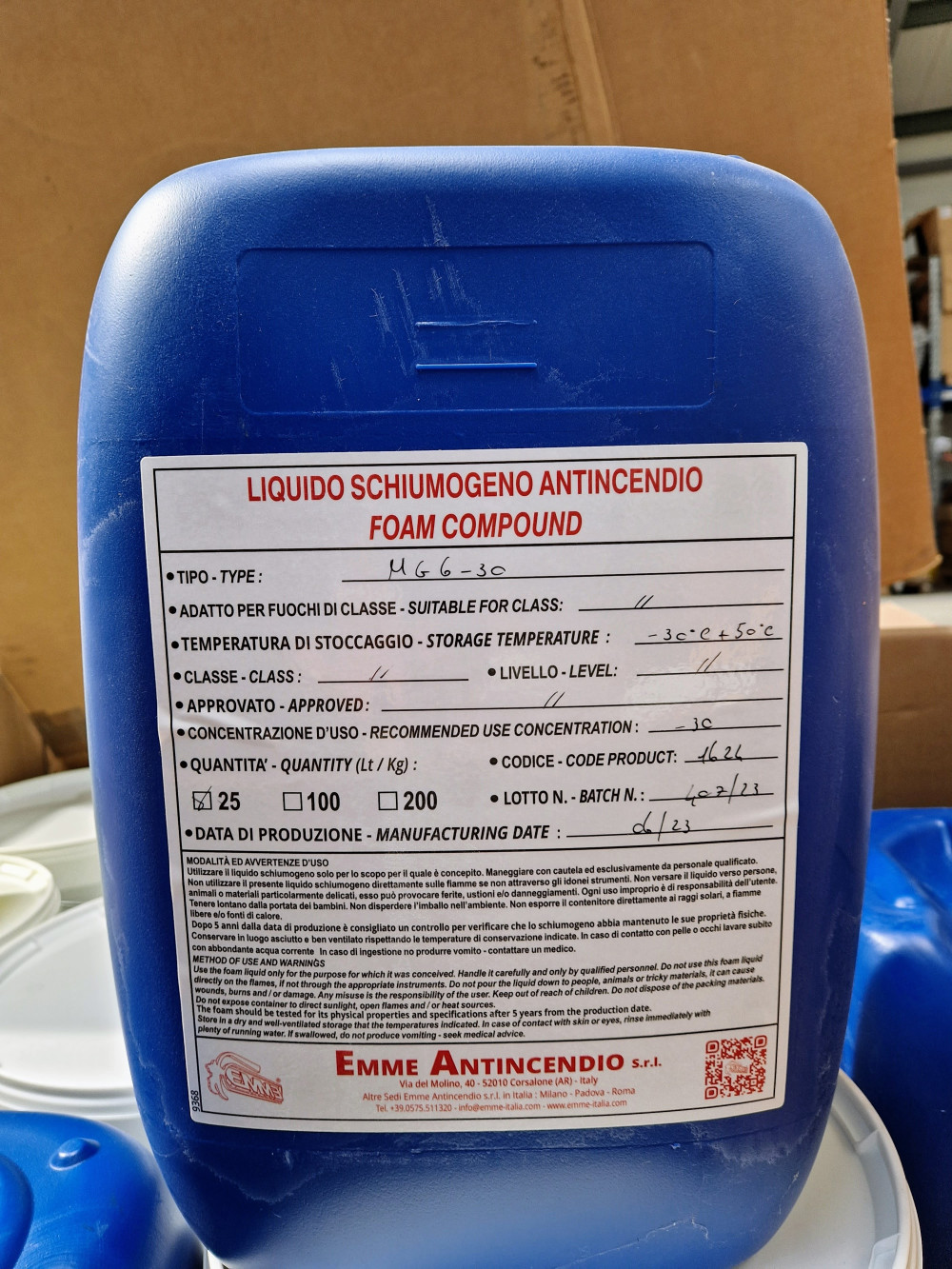 MAXFIRE EMME Premix MG6 -30 - 1 liter (PFAS free)